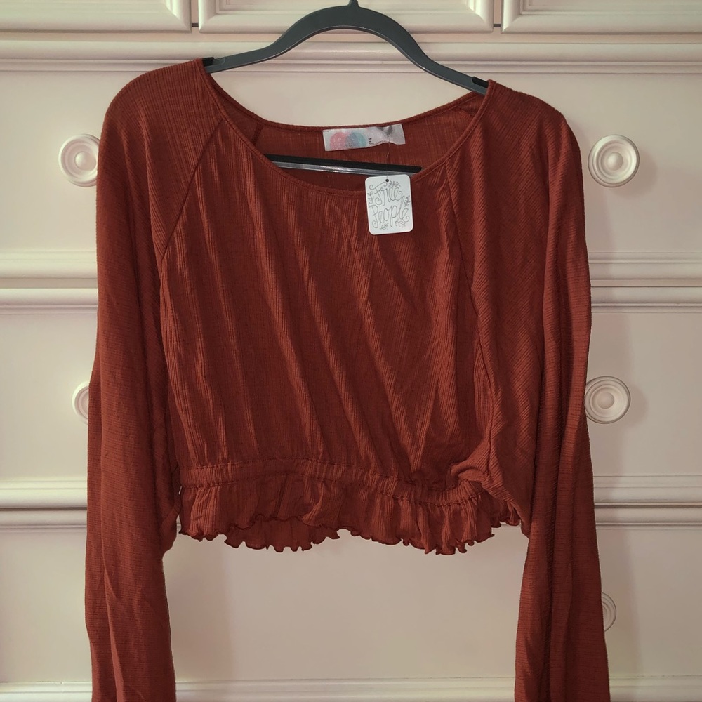 Free People Crop Long Sleeve